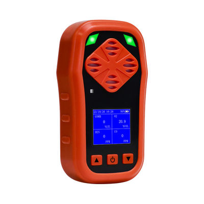 Industriële 4 Gas Monitor Multi Gas Analyzer CO H2S O2 Handheld Combustible Gas Detector