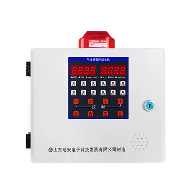Twee-kanaal gas alarm controller 2,5 kg RS485 4-20mA gas detector bedieningspaneel