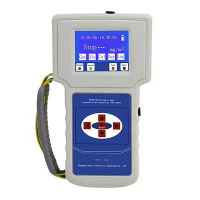 Draagbare stofconcentratiemeter PM2,5 PM1,0 PM10 luchtdeeltjesmeter