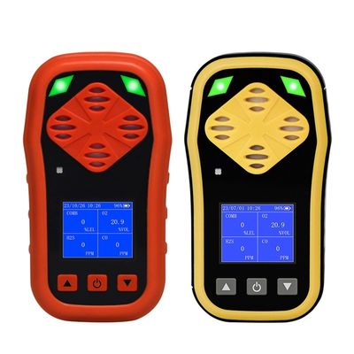 YA-CDX4 Persoonlijke vier gasmonitoren H2s CO O2 CH4 4 in 1 Gasmonitor Draagbare ATEX gecertificeerd
