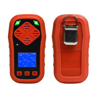 Hooggevoelige draagbare multi-gasdetectoren CH4 H2S O2 CO 4 in 1 Multiple gasdetector