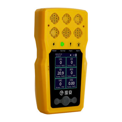 BTQ-YA-C100FT Draagbare handheld gasdetector Co O2 H2S LEL Multi Gas Analyzer