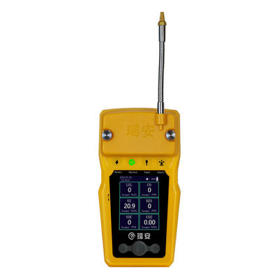 Hoge precisie handheld multi gas detector 6 in 1 draagbare gaslekkadetector