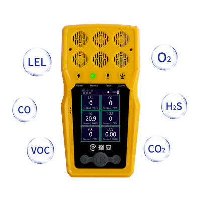 Persoonlijke gasdetector H2S CO O2 LEL Multi gasdetector voor een beperkte ruimte
