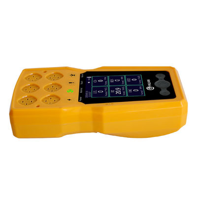 Draagbare 6 in 1 multi-gasdetectoren met pomp H2s Co O2 Ch4 pompmonsters gasdetector
