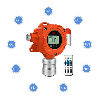 Wand gemonteerde vaste gasdetector C2h6 So2 gasdetector met slimme sensor