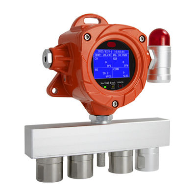 Wandmontage vaste waterstofgasdetector 4 in 1 Multigas-detector