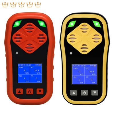 CO O2 H2S CH4 H2S LEL-gasanalysator / uitlaatgasdetector